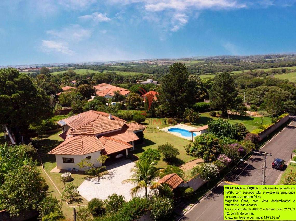 VENDO Magnífica Casa plana em Itu/SP, com piscina , vista deslumbrante e sossego total - Itu - 