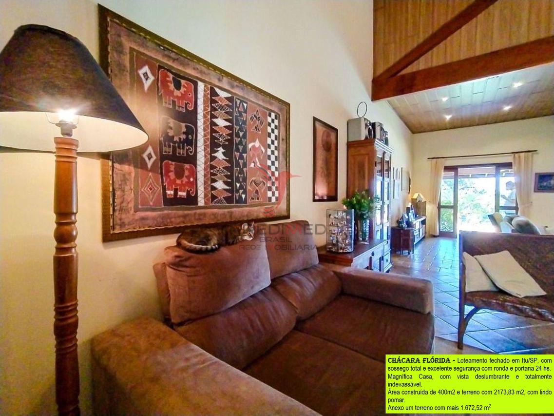 VENDO Magnífica Casa plana em Itu/SP, com piscina , vista deslumbrante e sossego total - Itu - 