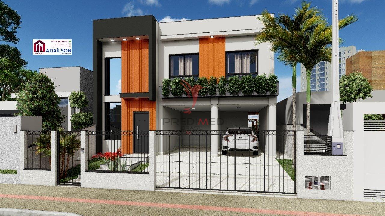 Sobrado à Venda 3 Dormitórios, sendo 1 Suíte Localização: Bairro Nova Palhoça SC, Brasil Rua Maria Isolina da Silva Palhoça - 
