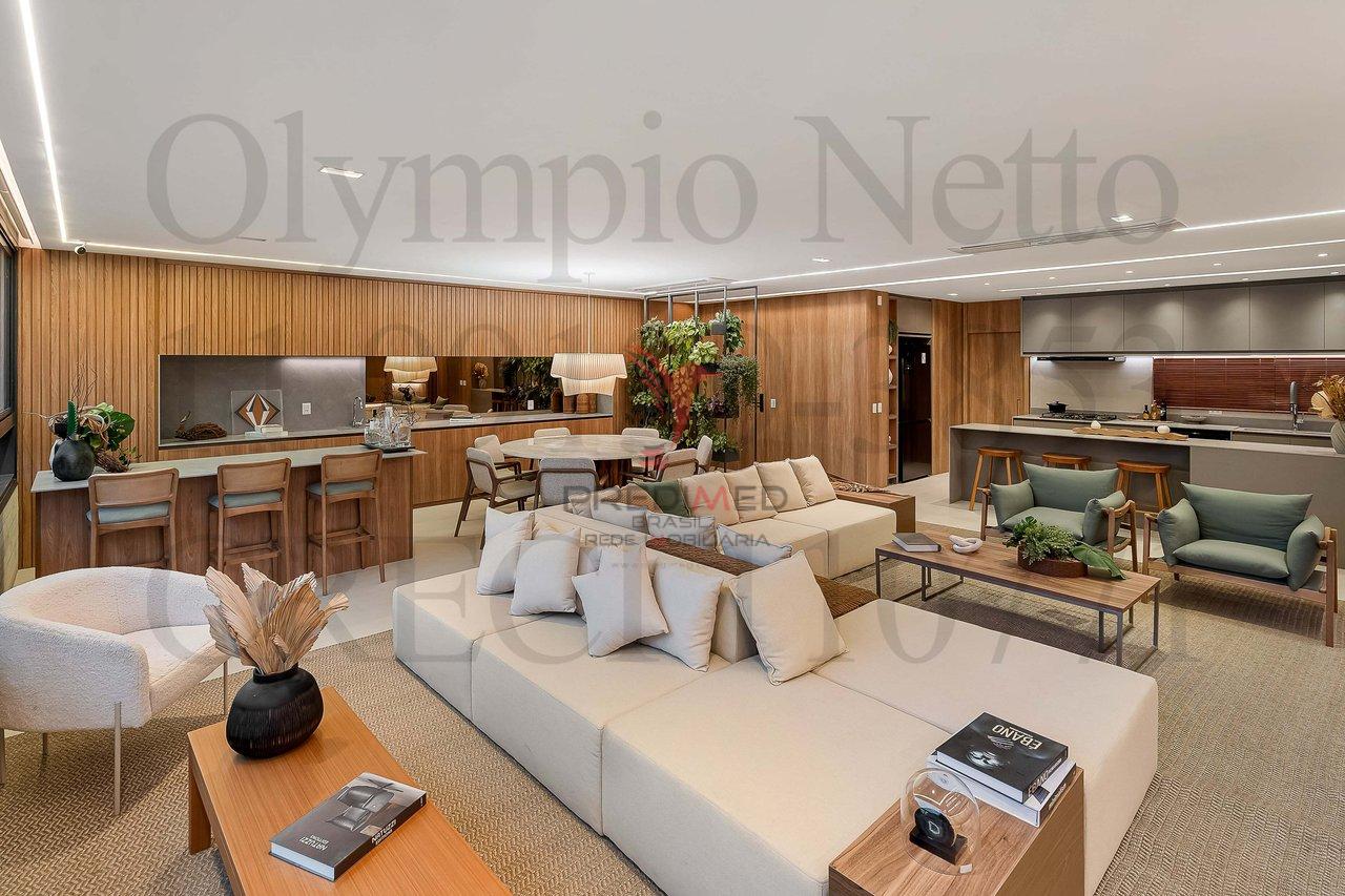 Apartamento no Brooklyn,Mobiliado Porteira fechada.3 Suites, 3 Vagas de Garagem - São Paulo - 