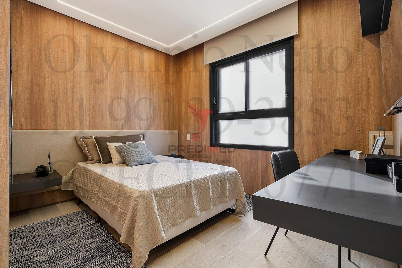 Apartamento no Brooklyn,Mobiliado Porteira fechada.3 Suites, 3 Vagas de Garagem - São Paulo - 
