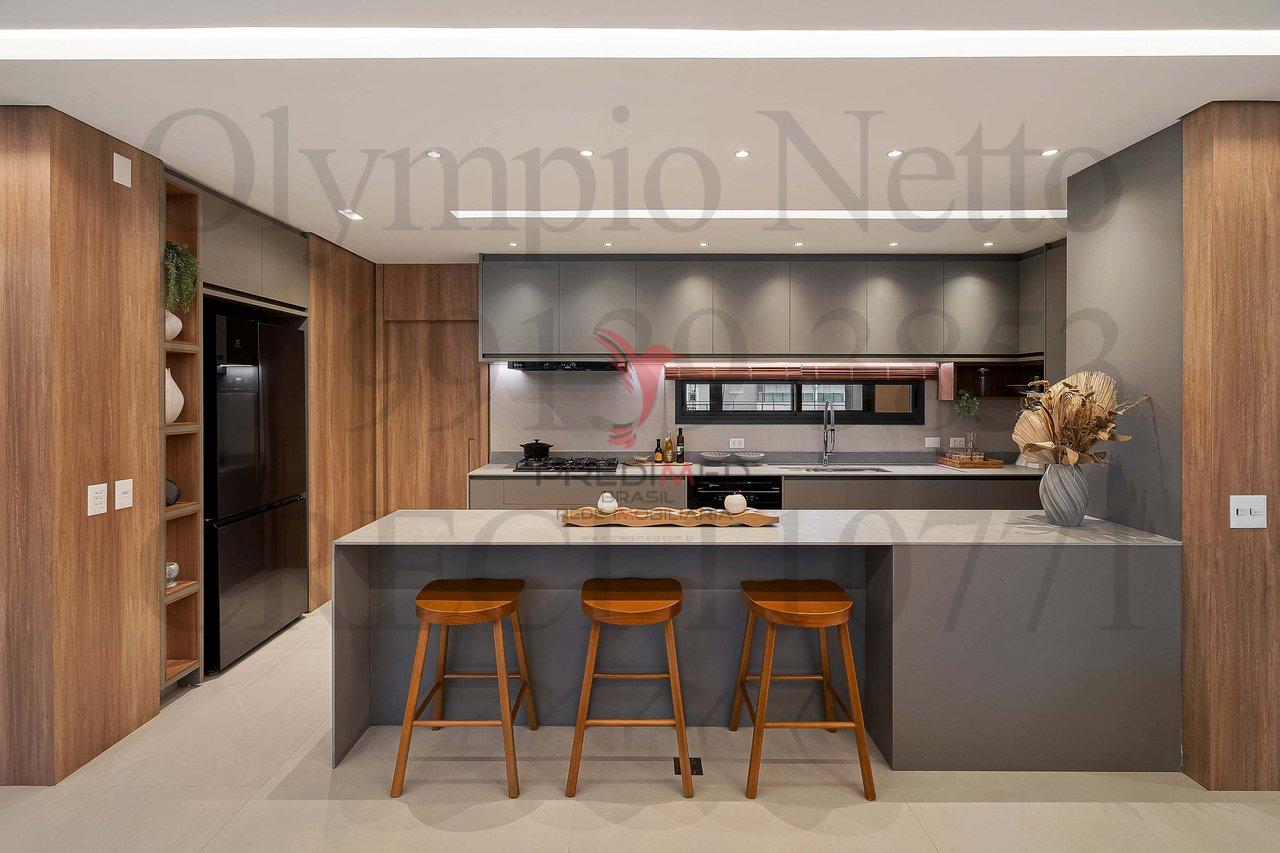Apartamento no Brooklyn,Mobiliado Porteira fechada.3 Suites, 3 Vagas de Garagem - São Paulo - 