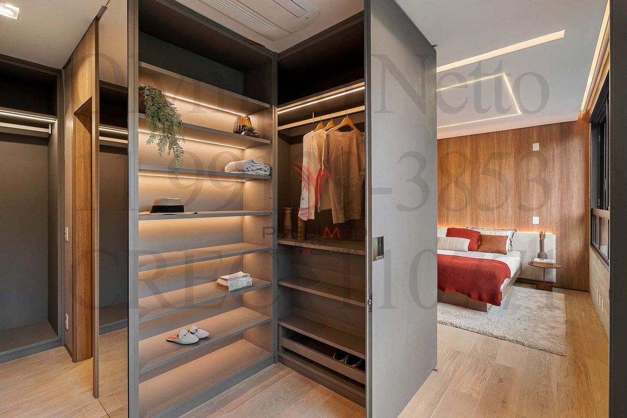Apartamento no Brooklyn,Mobiliado Porteira fechada.3 Suites, 3 Vagas de Garagem - São Paulo - 