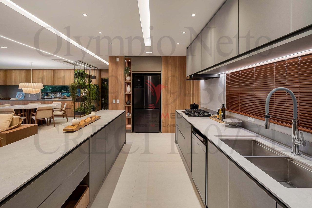 Apartamento no Brooklyn,Mobiliado Porteira fechada.3 Suites, 3 Vagas de Garagem - São Paulo - 
