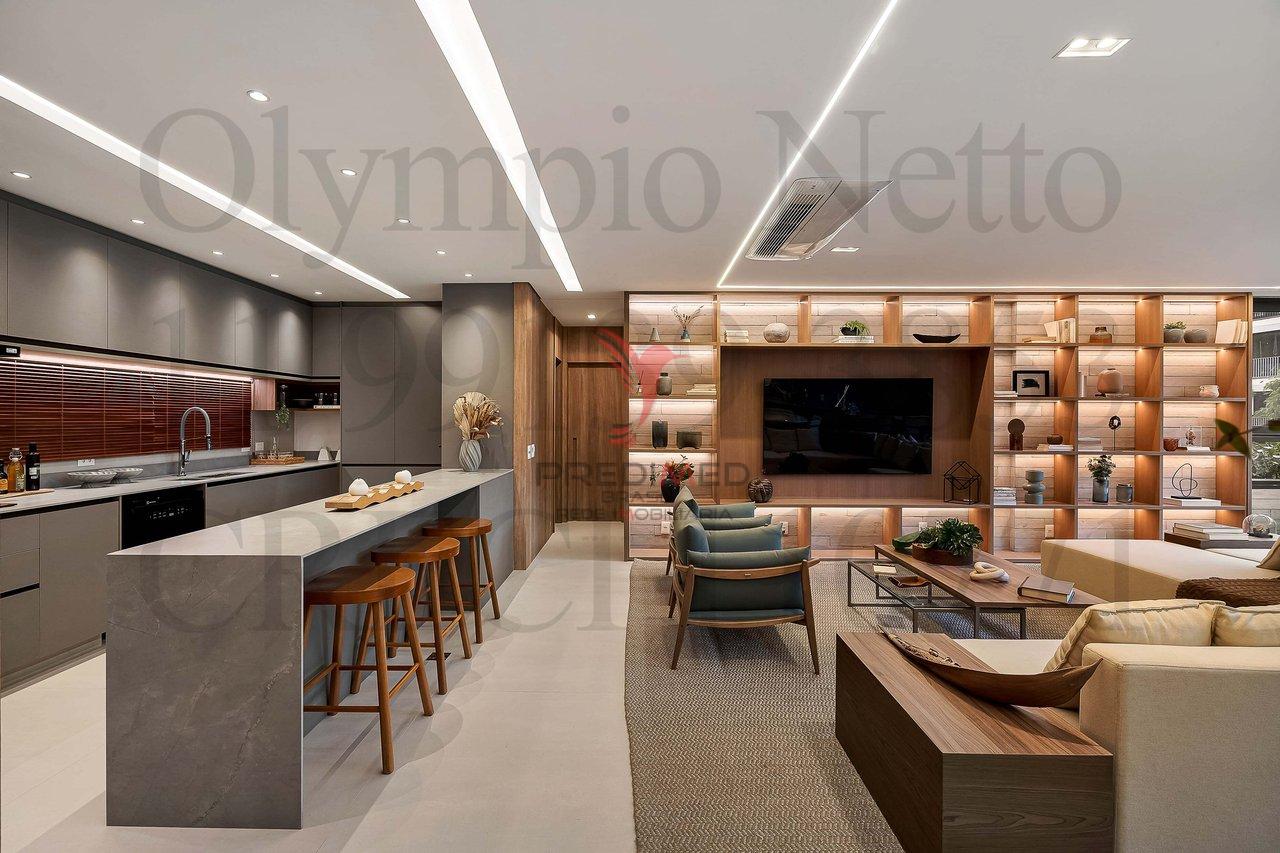 Apartamento no Brooklyn,Mobiliado Porteira fechada.3 Suites, 3 Vagas de Garagem - São Paulo - 