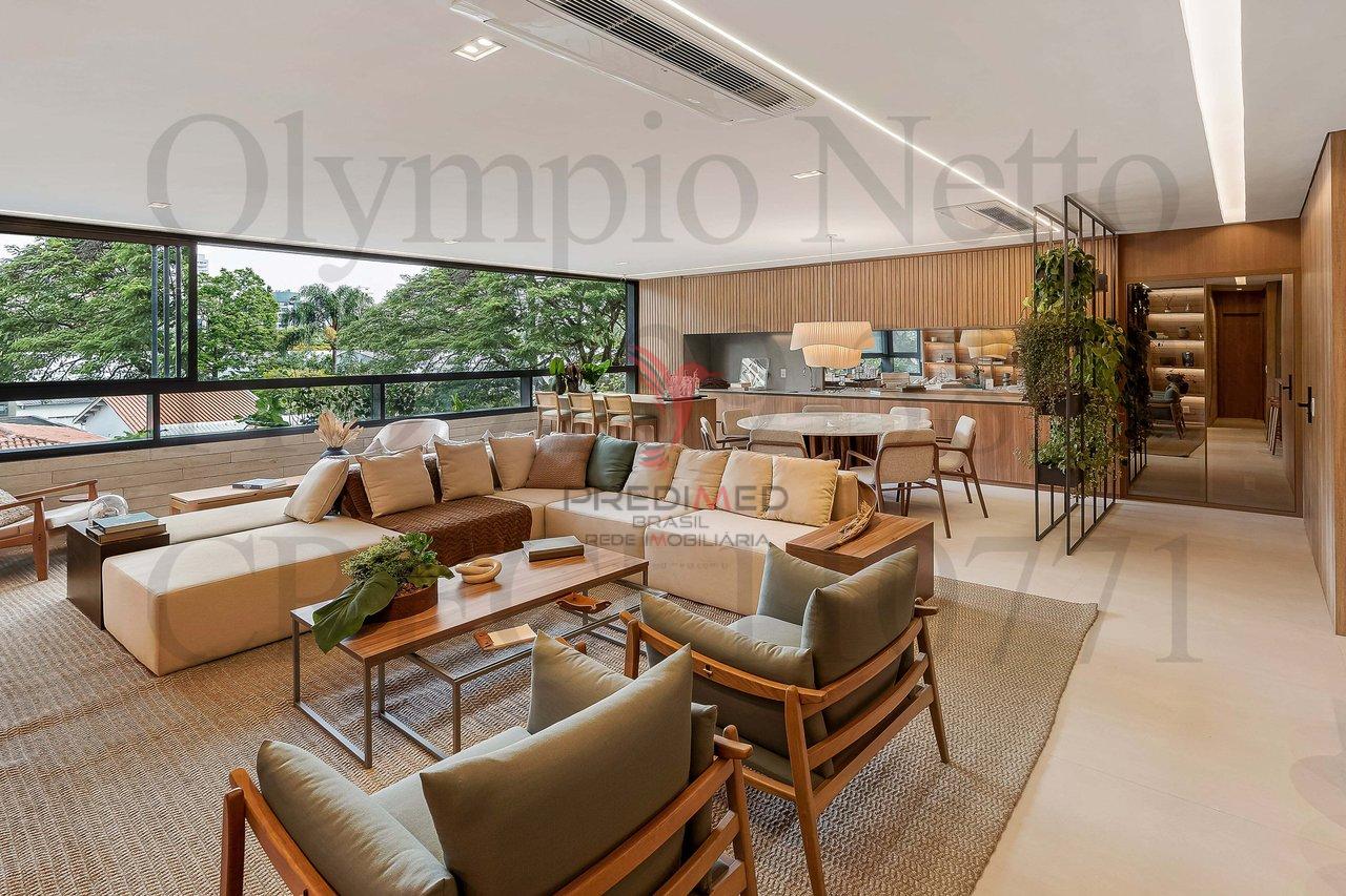 Apartamento no Brooklyn,Mobiliado Porteira fechada.3 Suites, 3 Vagas de Garagem - São Paulo - 