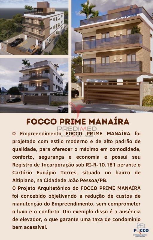 Apartamento de 3 Quartos, novo à venda na Praia de Manaíra - João Pessoa - 