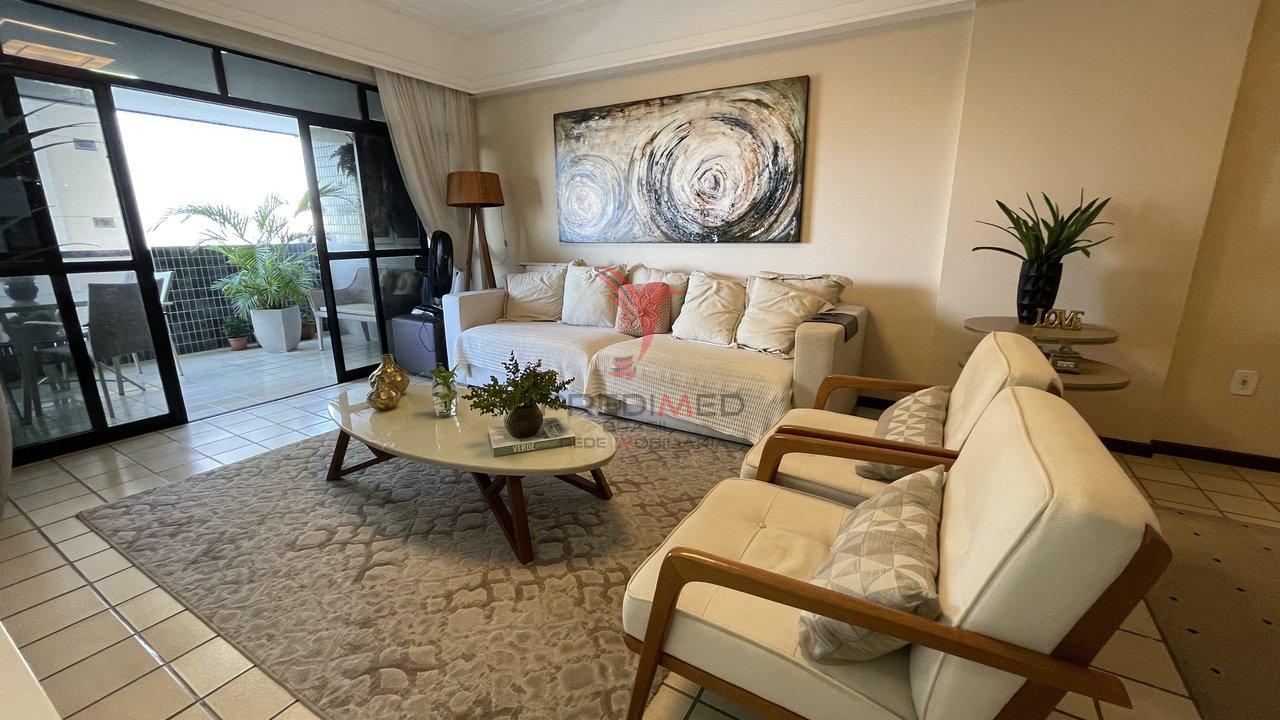 Oportunidade no Jardm Oceania. Apartamento com 218 mts², 5 Quartos, 2 Suites, 2 Vagas - João Pessoa - 