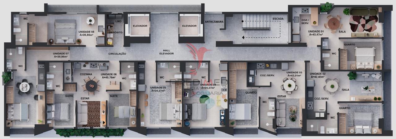 Apartamento, 1 quarto, 48 m² - Foto 18