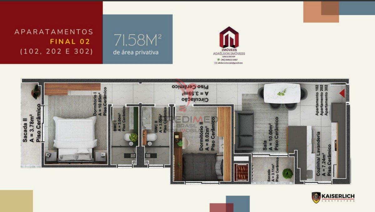 LANÇAMENTO Imperial Luxus Residenz NA NOVA PALHOÇA SC - BRASIL Rua Elias Schmidt Palhoça - 