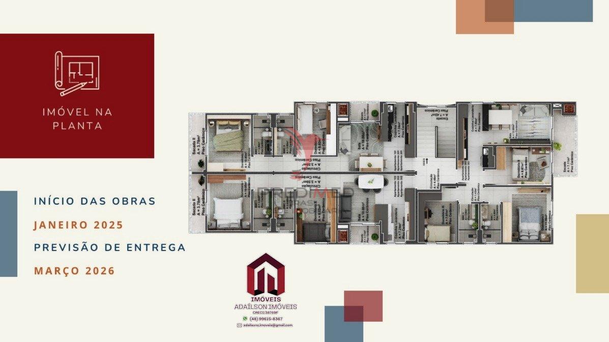 LANÇAMENTO Imperial Luxus Residenz NA NOVA PALHOÇA SC - BRASIL Rua Elias Schmidt Palhoça - 