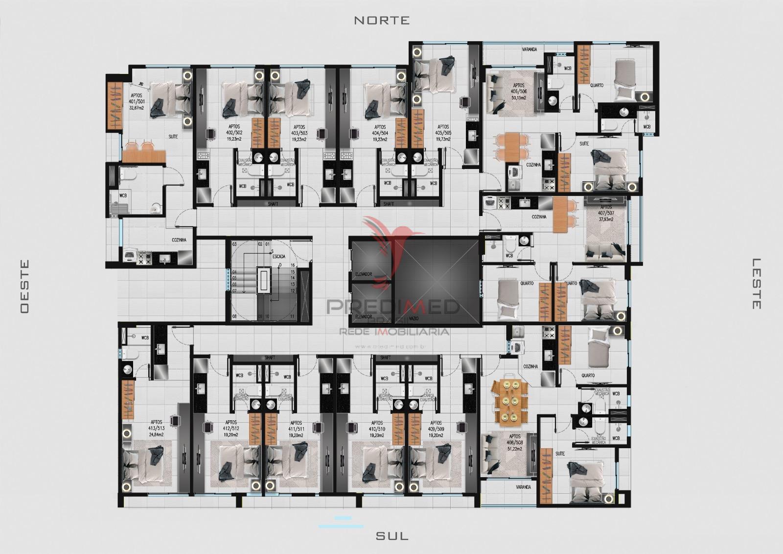 Apartamento, 1 quarto, 19 m² - Foto 15