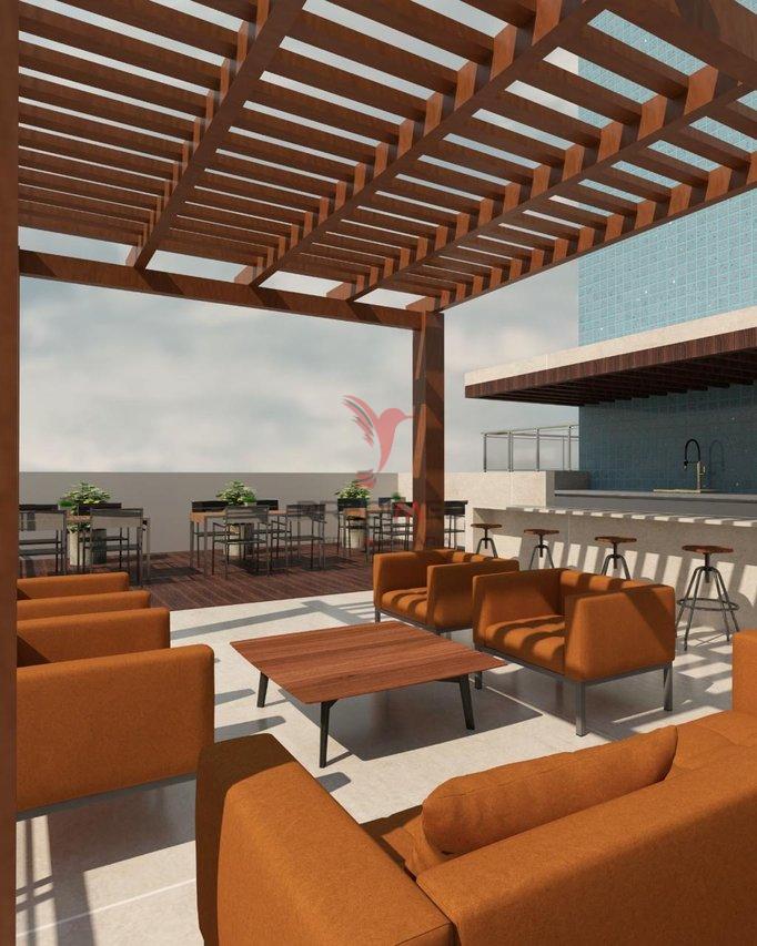 IMPERDÍVEL, Flat Pré Lançamento 150 metros  da Praia do Bessa Avenida Campos Sales João Pessoa - 