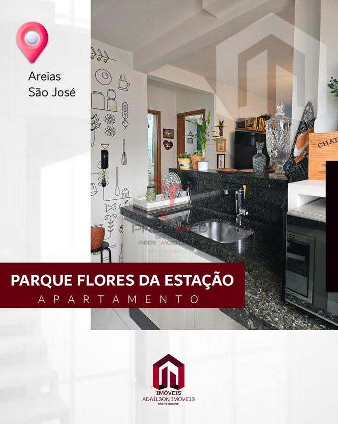 Apartamento a Venda no Condomínio Parque Flores da Estação SÃO JOSE SC Rua Manoel Rosa São José - 