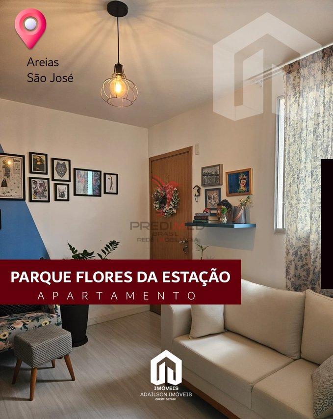Apartamento a Venda no Condomínio Parque Flores da Estação SÃO JOSE SC Rua Manoel Rosa São José - 