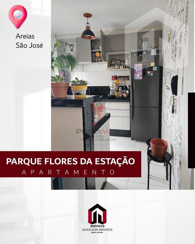 Apartamento a Venda no Condomínio Parque Flores da Estação SÃO JOSE SC Rua Manoel Rosa São José - 