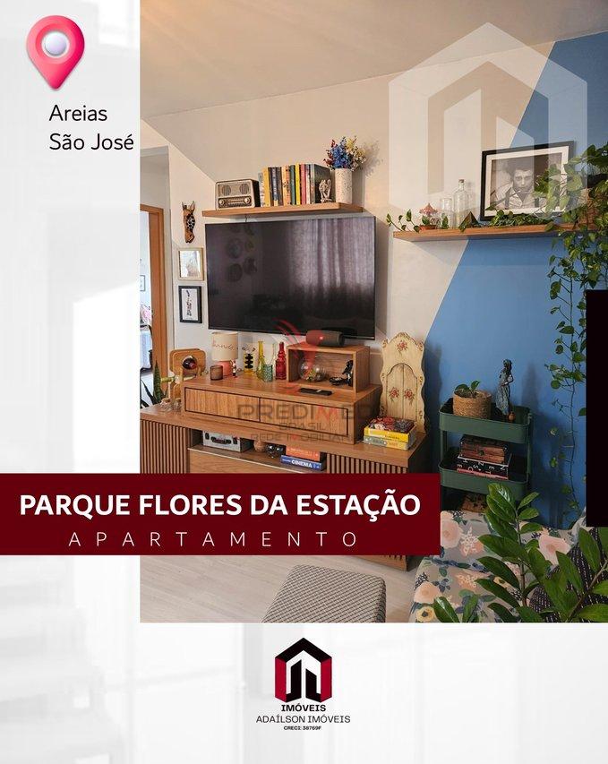 Apartamento a Venda no Condomínio Parque Flores da Estação SÃO JOSE SC Rua Manoel Rosa São José - 