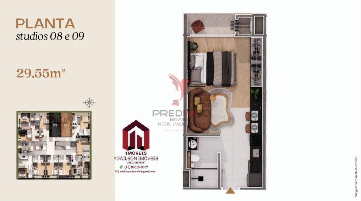 Zenith Residence Cotas a partir de R$ 510 mil Unidades habitacionais Floripa SC - BRASIL Rua dos Pargos Florianópolis - 