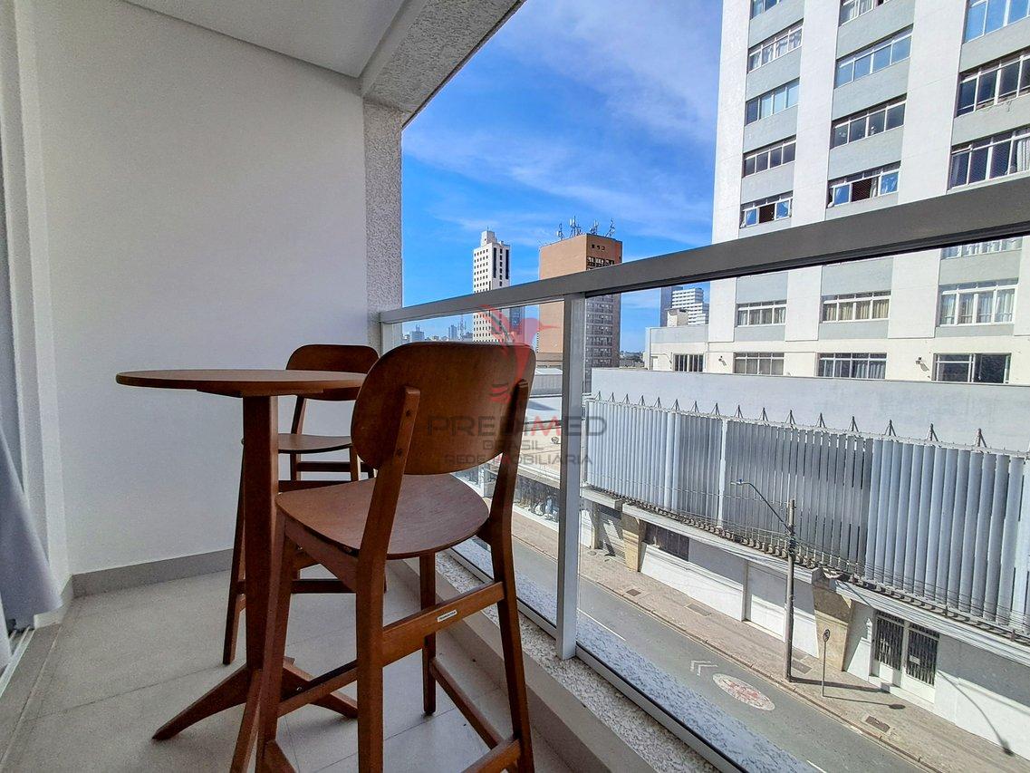 Stúdios Novos com Sacada ,no Centro de Curitiba com 27 m Rua André de Barros Curitiba - 