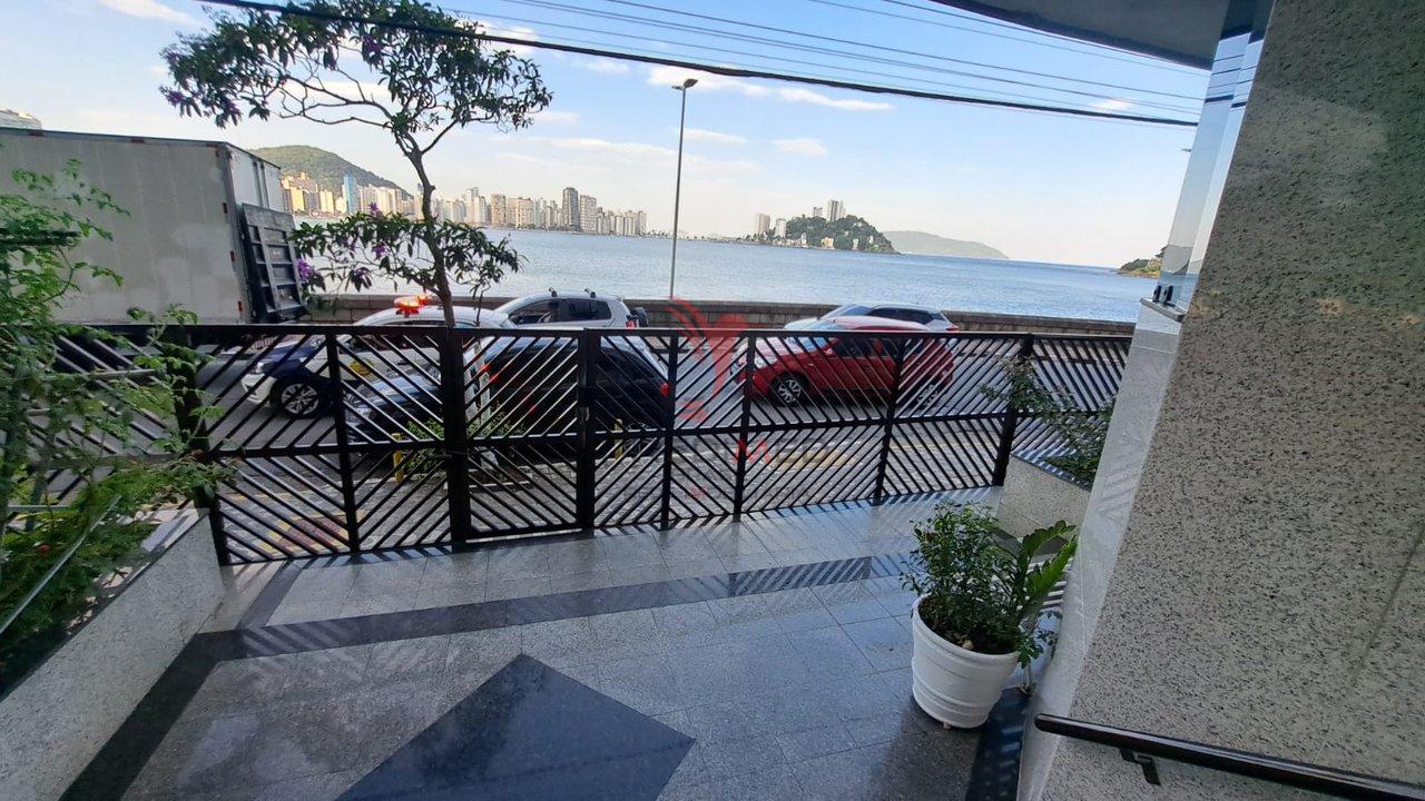 Apartamento á venda em São Vicente,com vista para o mar excelente localização Avenida Presidente Getúlio Vargas São Vicente - 
