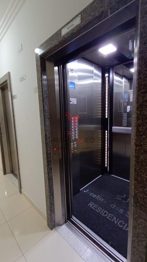 Apartamento com varandão novo de 3 Suites á venda com vista mar no Tupi, Praia Grande  Rua Xavantes Praia Grande - 