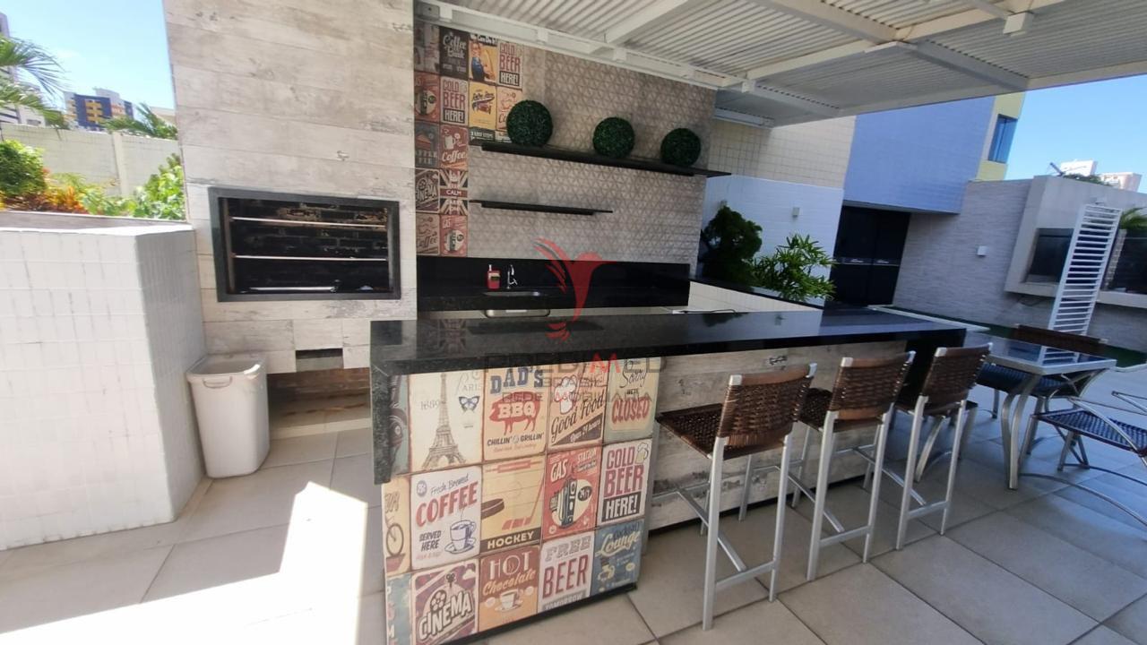Apartamento todo mobilado , vista Mar, 2 Vagas de Garagem,em Manaíra , João Pessoa Praça João Monteiro da Franca João Pessoa - 
