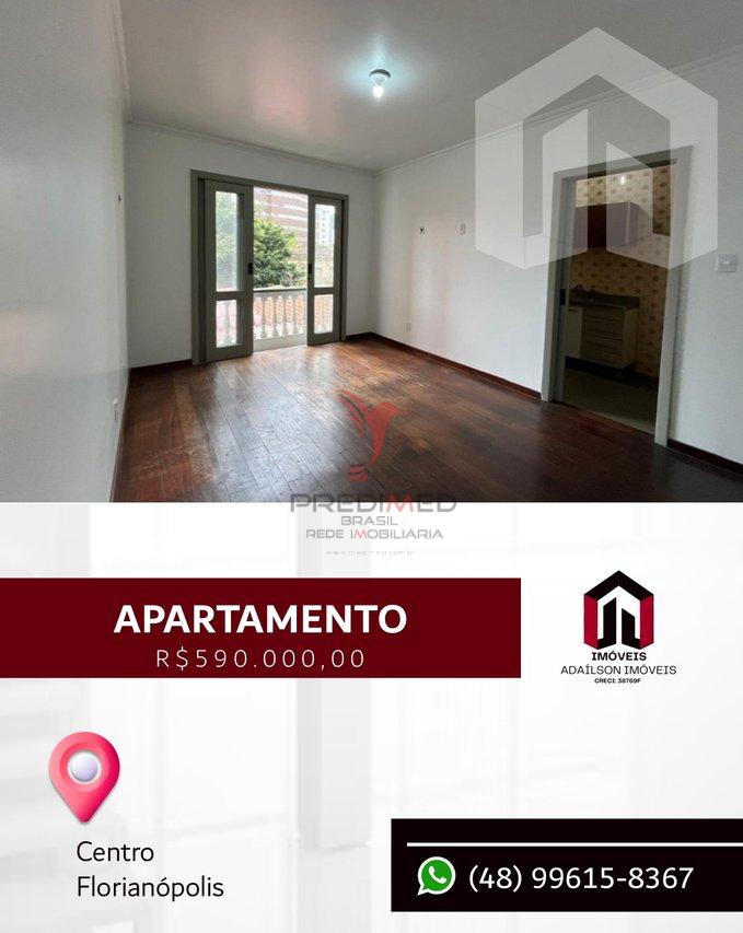 Apartamento com 2 quarto à venda no Centro, Florianópolis SC BRASIL Rua Vidal Ramos Florianópolis - 