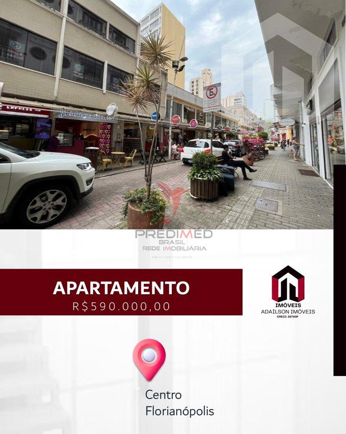 Apartamento com 2 quarto à venda no Centro, Florianópolis SC BRASIL Rua Vidal Ramos Florianópolis - 