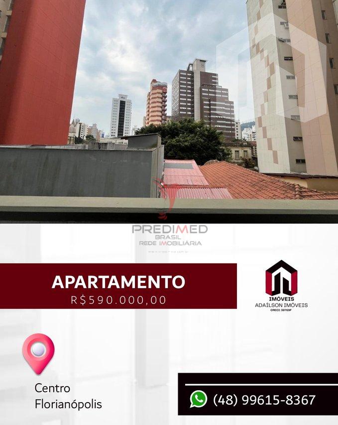 Apartamento com 2 quarto à venda no Centro, Florianópolis SC BRASIL Rua Vidal Ramos Florianópolis - 