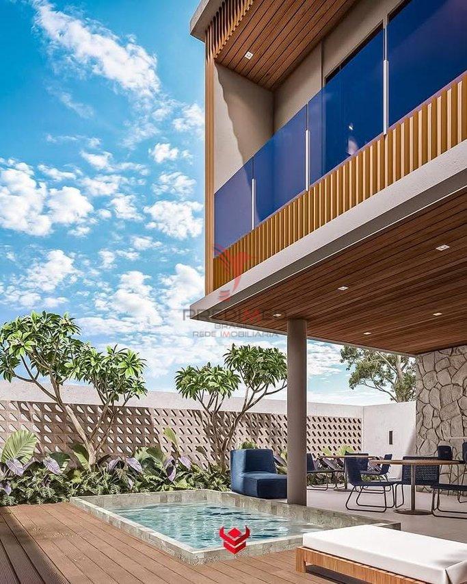 Magnífica Casa com 4 Suites, Jardim Suspenso, Piscina, 4 Vagas de Garagem,em Porto Belo - Porto Belo - 