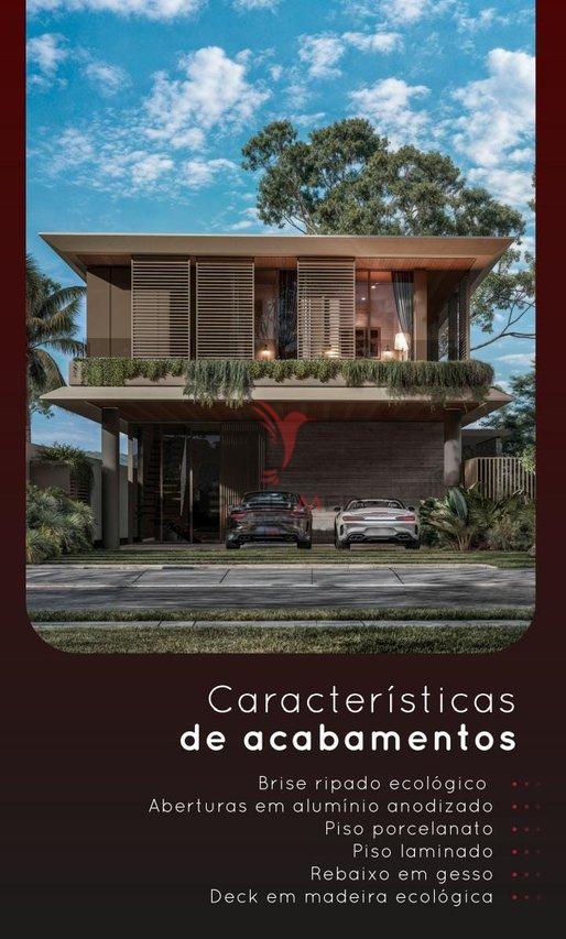 Magnífica Casa com 4 Suites, Jardim Suspenso, Piscina, 4 Vagas de Garagem,em Porto Belo - Porto Belo - 
