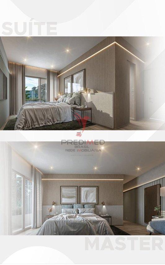 Magnífica Casa com 4 Suites, Jardim Suspenso, Piscina, 4 Vagas de Garagem,em Porto Belo - Porto Belo - 