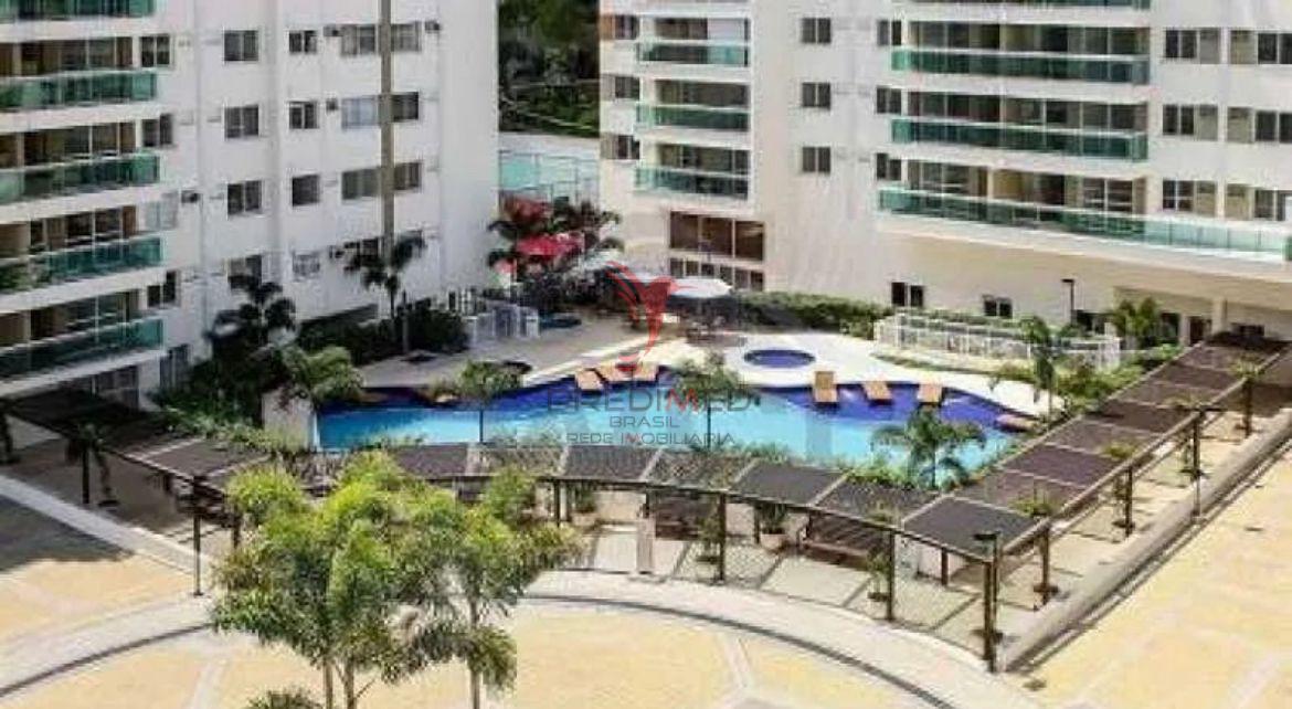 Pechincha Jacarepaguá 2 quartos suíte garagem varanda armários infraestrutura de lazer Rua Retiro dos Artistas Rio de Janeiro - 