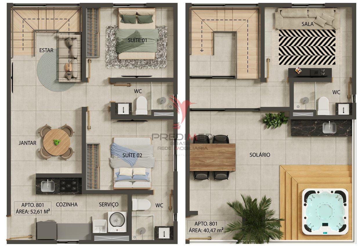 Apartamento à venda na Praia do Bessa - João Pessoa - 