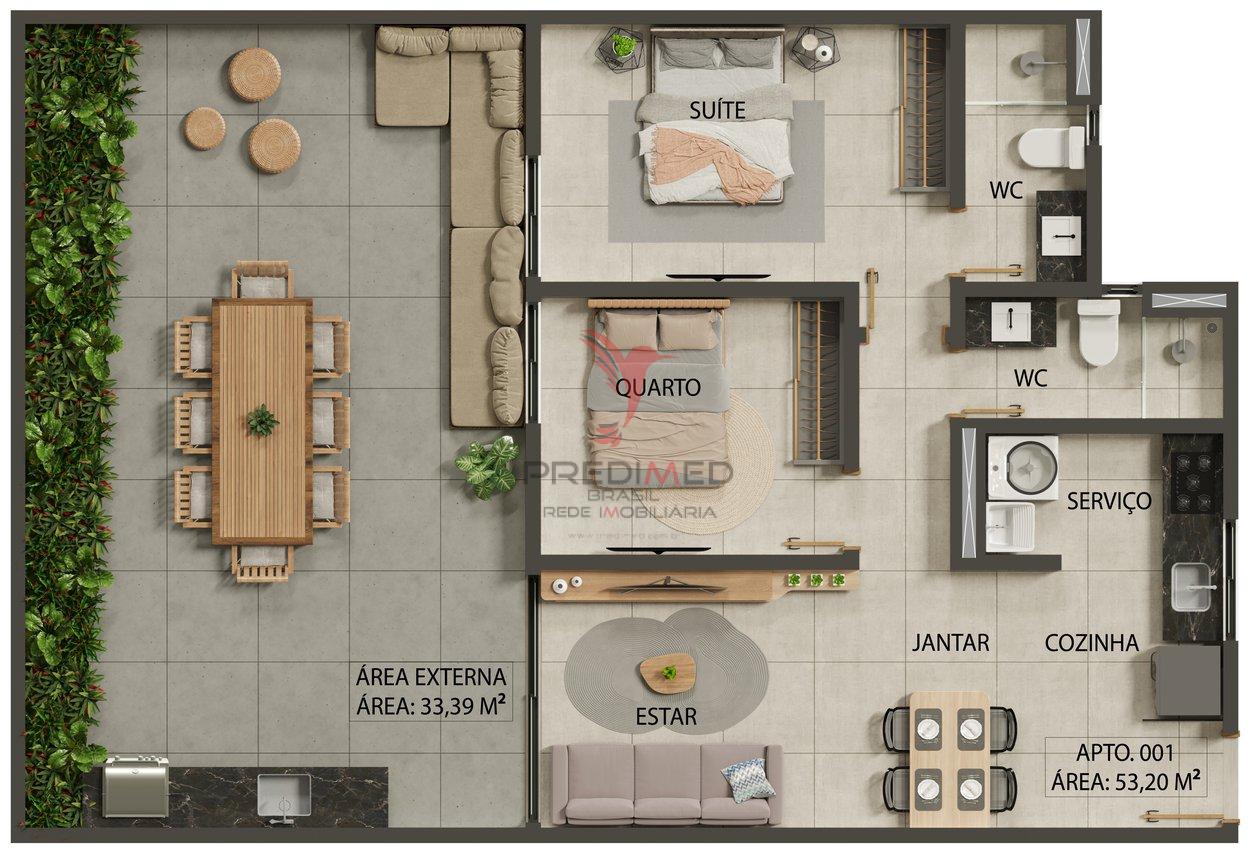 Apartamento à venda na Praia do Bessa - João Pessoa - 