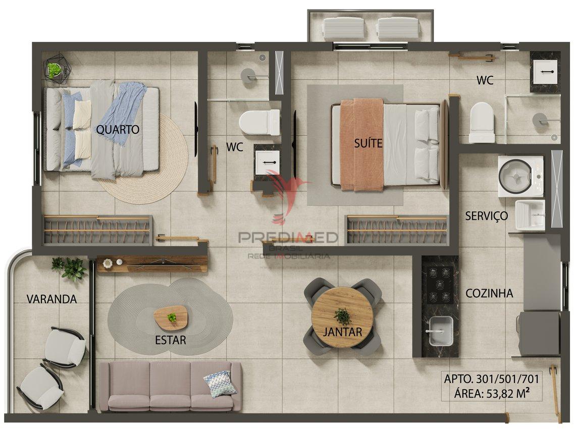 Apartamento à venda na Praia do Bessa - João Pessoa - 