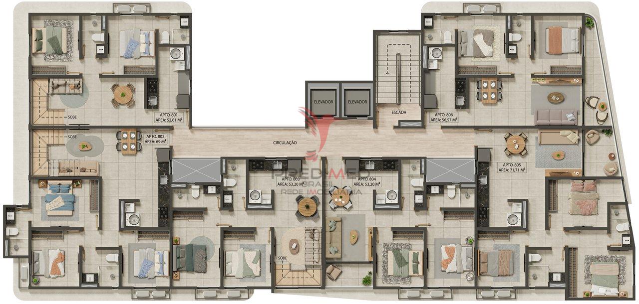 Apartamento à venda na Praia do Bessa - João Pessoa - 