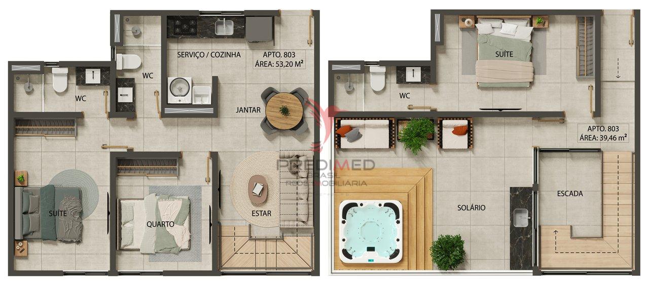 Apartamento à venda na Praia do Bessa - João Pessoa - 