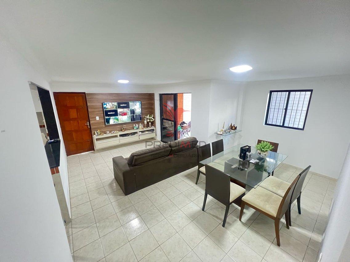 Apartamento  Térreo com excelente espaço externo,93 mts² de área , 3 Quartos,no Aeroclube Rua Philadelpho Pinto de Carvalho João Pessoa - 