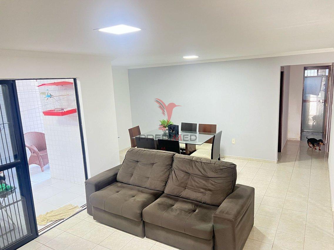 Apartamento  Térreo com excelente espaço externo,93 mts² de área , 3 Quartos,no Aeroclube Rua Philadelpho Pinto de Carvalho João Pessoa - 