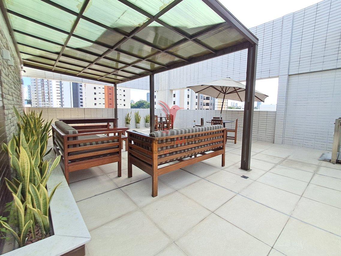 Apartamento 1 Quarto Porteira Fechada ao lado do Manaíra Shopping e a apenas 600m do mar  João Pessoa - 