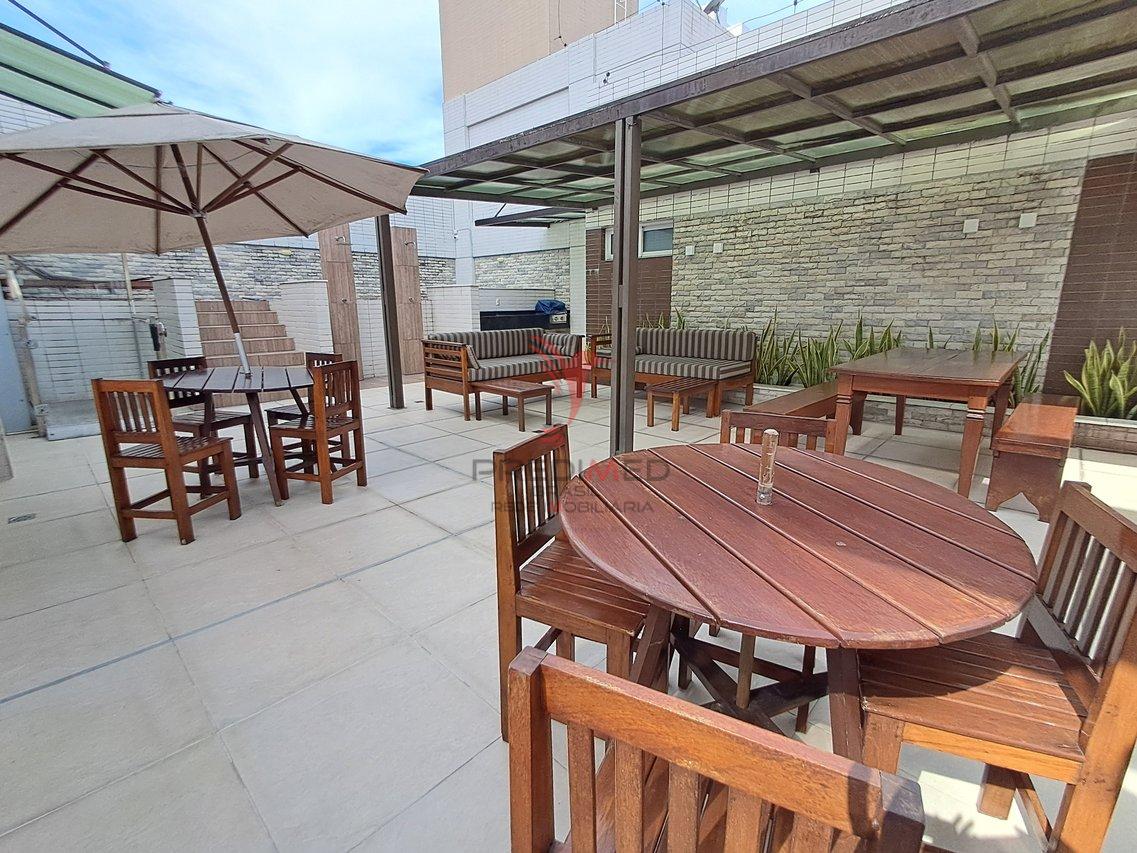 Apartamento 1 Quarto Porteira Fechada ao lado do Manaíra Shopping e a apenas 600m do mar  João Pessoa - 