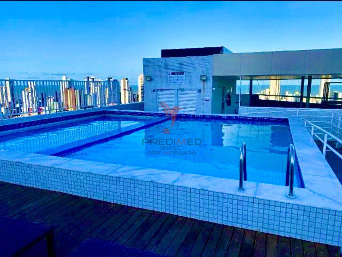 Flat Studio moderno, mobiliado, excelente localização e pronto para rentabilizar  João Pessoa - 