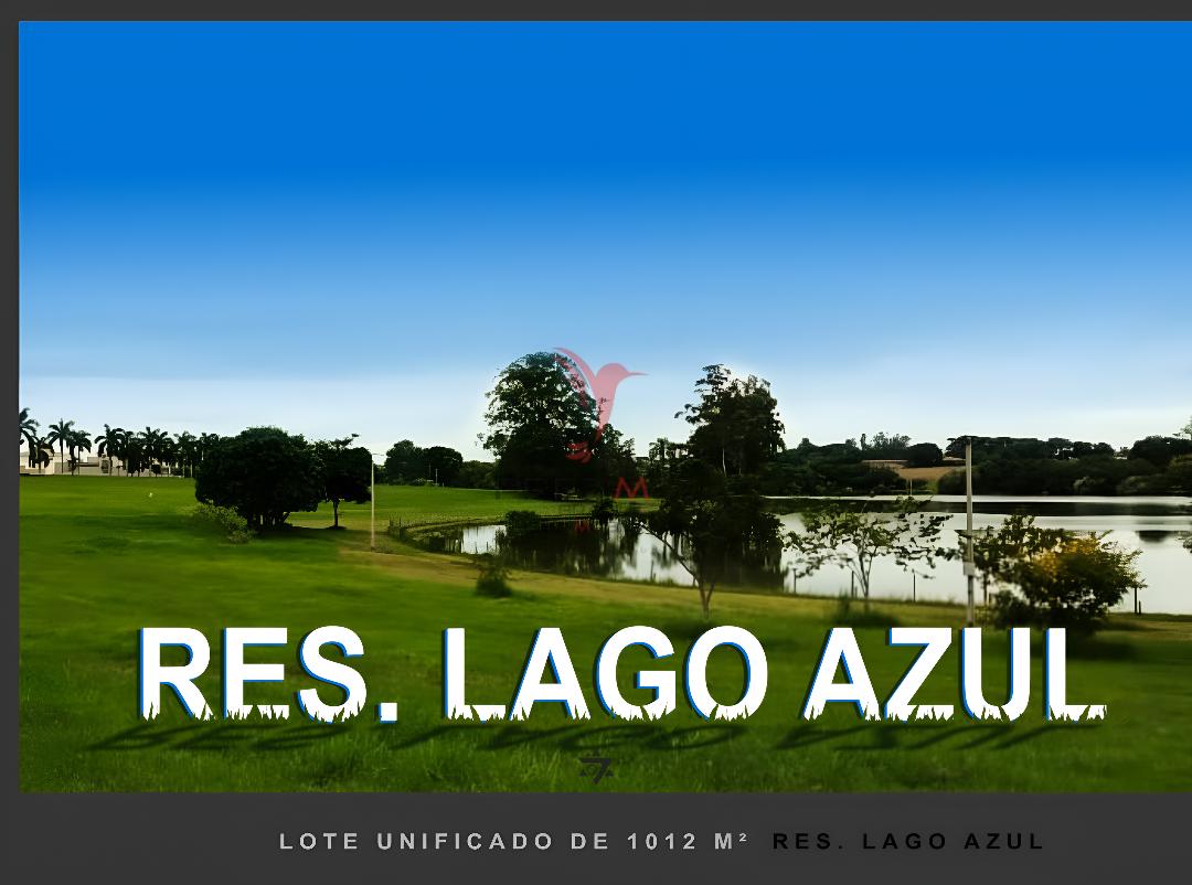 Terreno de 1012 m² no Residencial Lago Azul: Na Melhor Localização do Condomínio Estrada Municipal Pastor Walter Boger ENGENHEIRO COELHO - 