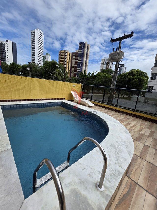 Apartamento Maravilhoso em Manaíra em andar alto com vista mar e mobiliado  João Pessoa - 