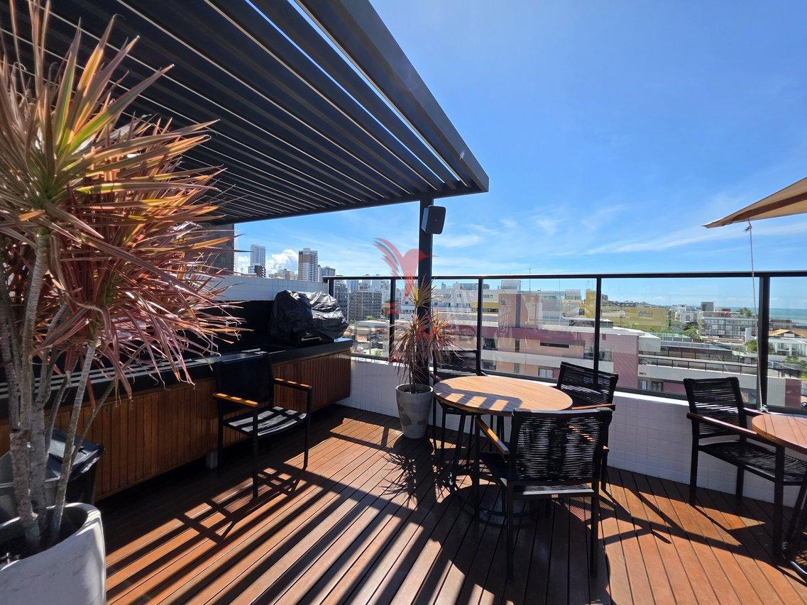 Flat Impecável no Jardim Oceania todo Mobiliado e Equipado a 50m do Mar  João Pessoa - 