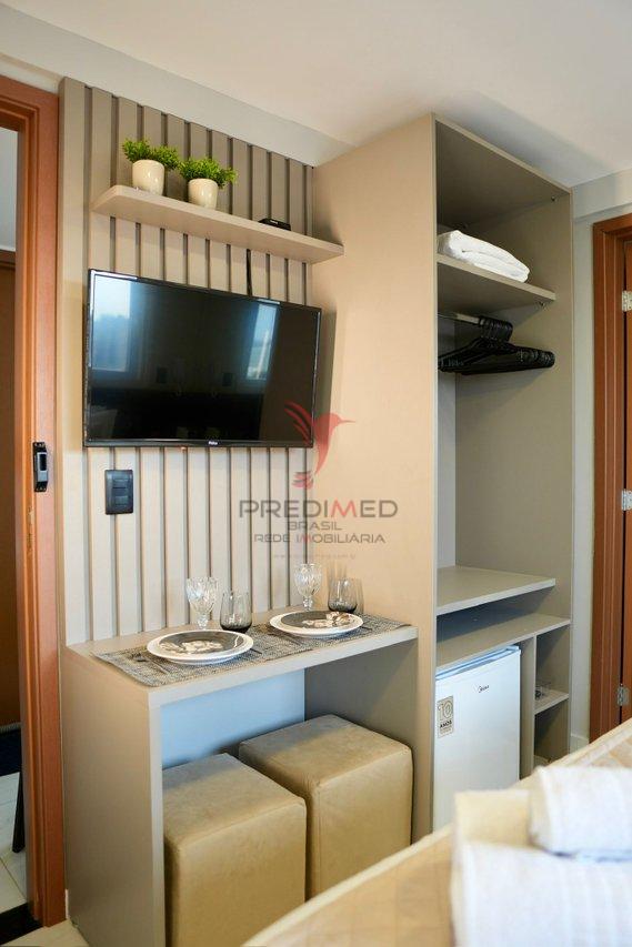 Vendo flat mobiliado beira mar do Bessa 15m2  João Pessoa - 