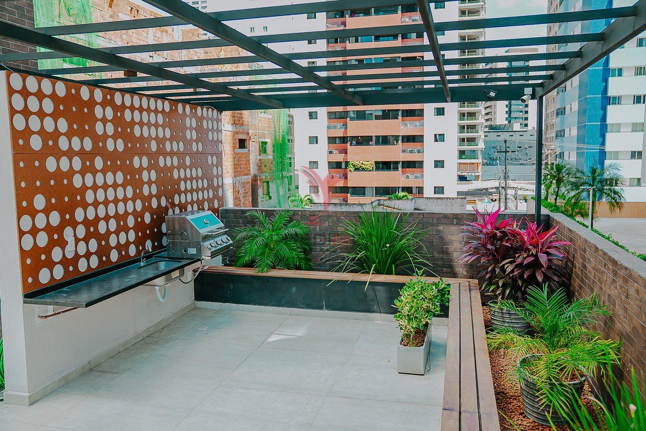 Apartamento Maravilhoso no Jardim Oceania, a 50m do Parque Paraíba 2 com Vista Mar Rua José Ferreira Ramos João Pessoa - 