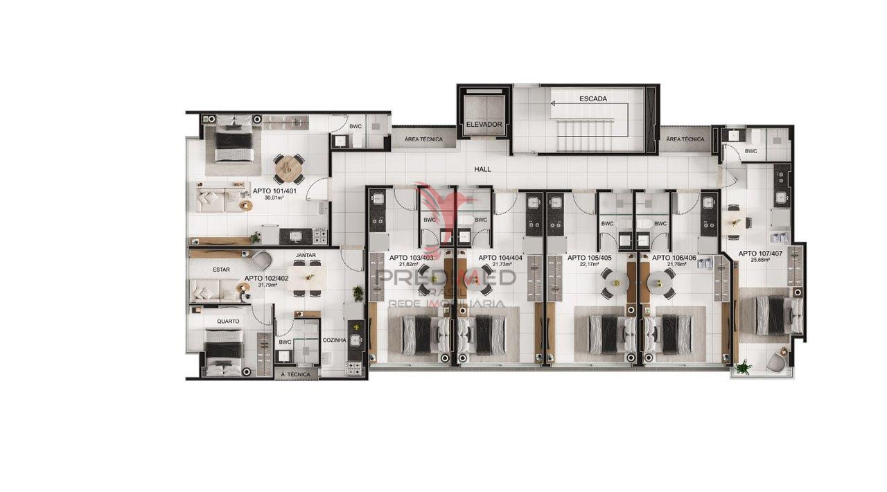 Apartamento em Intermares a apenas 350m do Mar Rua Djalma Vilar de Gusmão Cabedelo - 