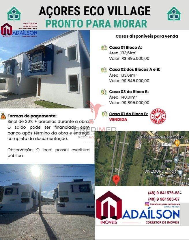 Açores Eco Village (Vila de 6 Casas) FLORIANOPOLIS SC Rodovia Baldicero Filomeno Florianópolis - 